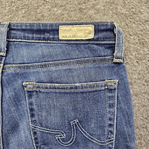 AG Adriano Goldschmied Jeans Womens 26R Blue The Prima Mid Rise Cigarette Denim - Picture 4 of 12
